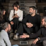Anna Menenakou Instagram - Μία υπέροχη συνέντευξη στο @esquiregr από την @fafalaki ! Τους ευχαριστούμε πολύ! Για μας ήταν ακόμα μια συνάντηση φίλων, αφορμή για πολύ γέλιο όπως πάντα! #photocredit @v.mantasphotography #eterosegonemesis #actorslife #lovemyjob #interview Ίδρυμα Μιχάλης Κακογιάννης - Michael Cacoyannis Foundation