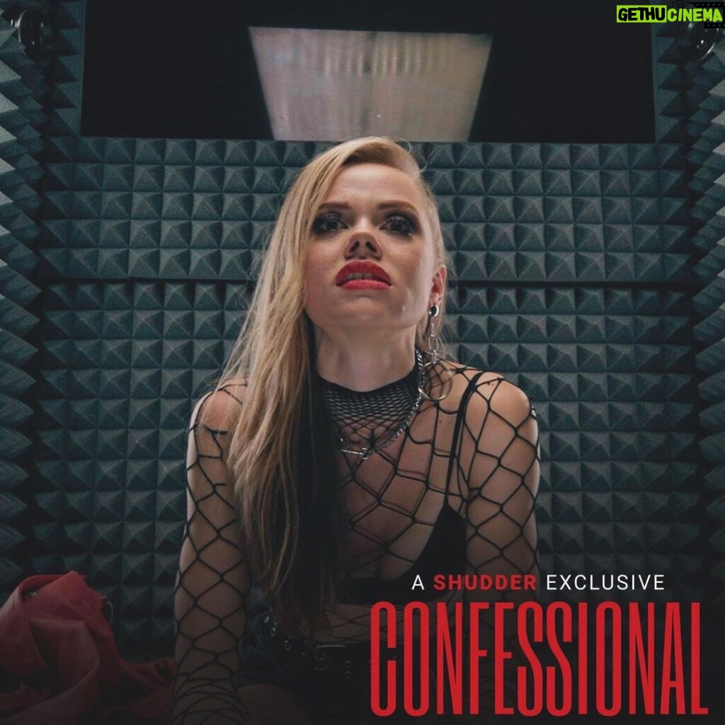 Annalisa Cochrane Instagram - ALSO, promoting myself feels a wee tone deaf in the midst of everything, BUTTT our movie “Confessional” premieres today on @shudder ! Get a free 30 day trial and go watch these talented folks! Lemme know what you all think!