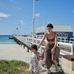 Anne Curtis Instagram - Rule #1 when taking a pic with your bub - you have 1 chance. Give your best na 🥹😂 Busselton Jetty