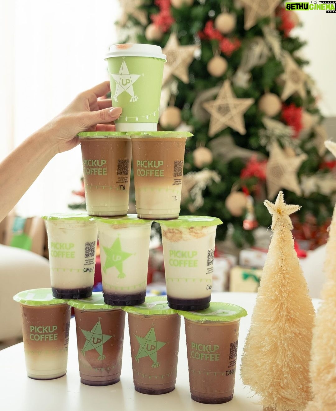Anne Curtis Instagram - PICKING UP this season with a few holiday treats ✨️🎄 The Christmas Classics 🍫Sea Salt Chocolate Marshmallow (caffeine-free!) 🌰Toffee Nut Latte 🎄Peppermint Dark Mocha PICKUP this Christmas. PICKUP for everyone. 🎄 #PICKUPThisChristmas #PICKUPCOFFEExAnneCurtis #PICKUPCOFFEEPH #PICKUPCOFFEE