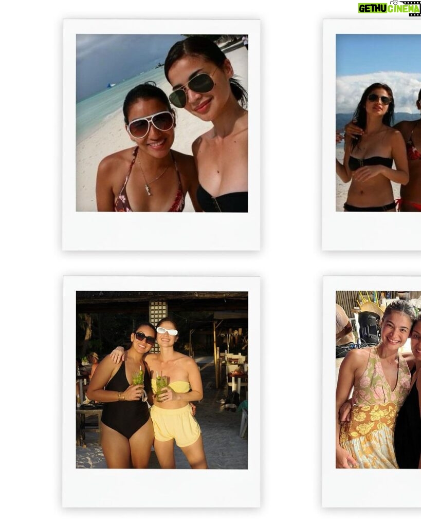 Anne Curtis Instagram - 2008 vs 2023 on our fave island. This time, making mems with our own little tribe 🧚🏝️ @sheevaslovan @mel_alcaraz