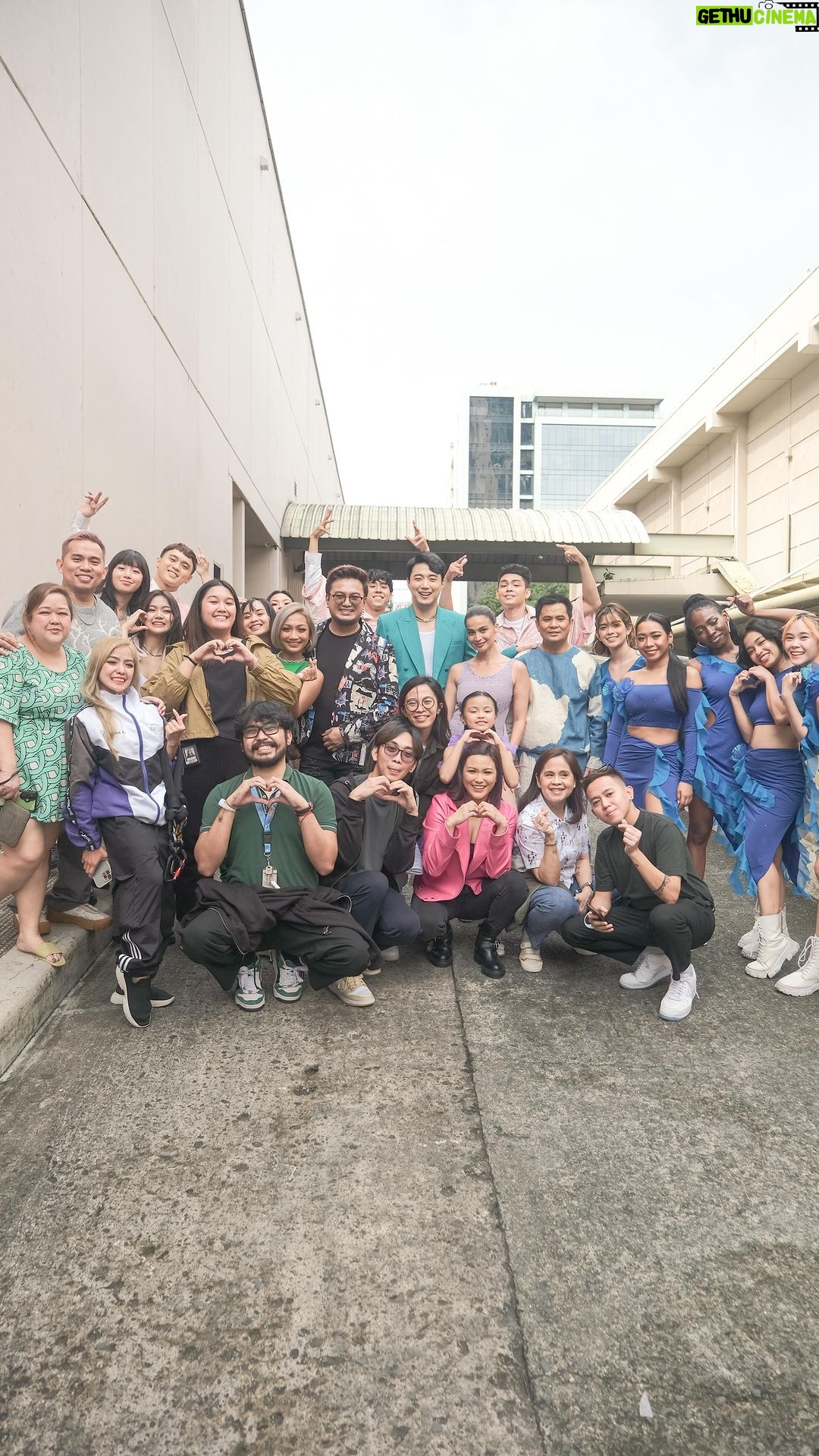 Anne Curtis Instagram - Once a year for the past 14 years, we challenge ourselves to step out of our comfort zone and put together a Magpasikat performance to celebrate our Showtime Anniversary. This year, it hit differently as we really wanted our message to go beyond competing against one another but instead encouraging everyone to pray for one another. To pray for healing. So proud of TEAM ARO! Our presentation was simple and calm but with a very meaningful message. Placing was just a cherry on top of it all! Salamat sa mga hurado! And huge THANK YOU to my team mates kuya @ogiealcasid @ryanbang for being so game! Being the stunt queen of showtime super kayo game gawin kahit ano! Ryan Galing mo sobra! So proud you got to show a different side of you. A handsome, talented and serious performer ! Kuya Ogie nilaban mo ang fear of heights with (literally) flying colours. Maraming Salamat po for the beautiful song “Let’s Pray for healing” grabe. It was the core message of our performance! Our showtime team mates Seline, Christian, Gio, Sab, Hernan, Chiqui! Turning all the chika into a reality! Bravo and THANK YOU so much! Galing nyo! We did it! And to our guests sestra @jascurtissmith @imogencantong @jedmadelaofficial @dingdongavanzado @nyoyvolante @kristel.decatalina @gforce_sherwin @gforce_official @showtimebabydolls tita Lindy! MARAMING SALAMAT for joining forces with us to encourage the madlang people! To our director @jonmoll and the whole showtime staff behind the camera, we love you and appreciate you so much! To my fellow showtime hosts, congratulations to us all! I love you all so much! How will we top this year kaya? Hahaha! Happy 14th anniversary my dearest It’s Showtime Family and our beloved Madlang People! @itsshowtimena #Magpasikat2023TeamAnneRyanOgie #Magapsikat2023
