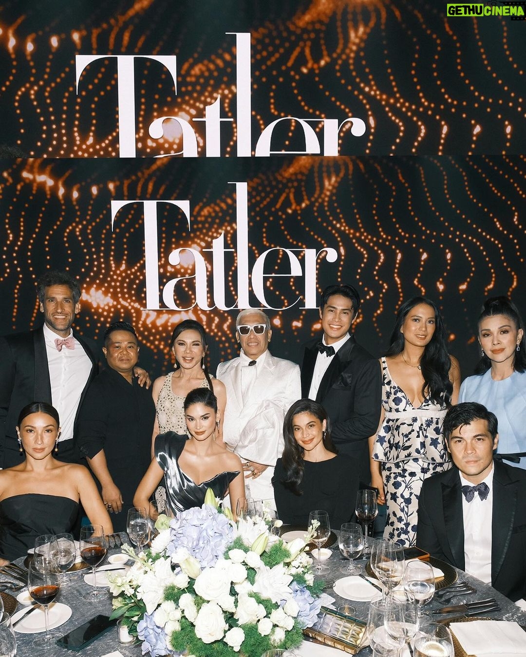 Anne Curtis Instagram - In my lucky colours 🖤❤️ had a lovely evening with my rare 🦄 at the @tatlerphilippines ball which was for the benefit of Project Inclusion. Thank you so much for having me @victoria_belo @antonsd @irenemfrancisco @isabelvmf ✨congratulations 💖