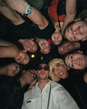 Anne Curtis Instagram - Made the most of this time and let loose with the showtime fam. Did nothing but eat 🍚, drink 🍸 🍷 chika, playtime, dance, and lots and lots of laughing. Love you guys! Almost time to celebrate 14 YEARS with our Madlang Peeps naman! See you guys soon! ✨🌹