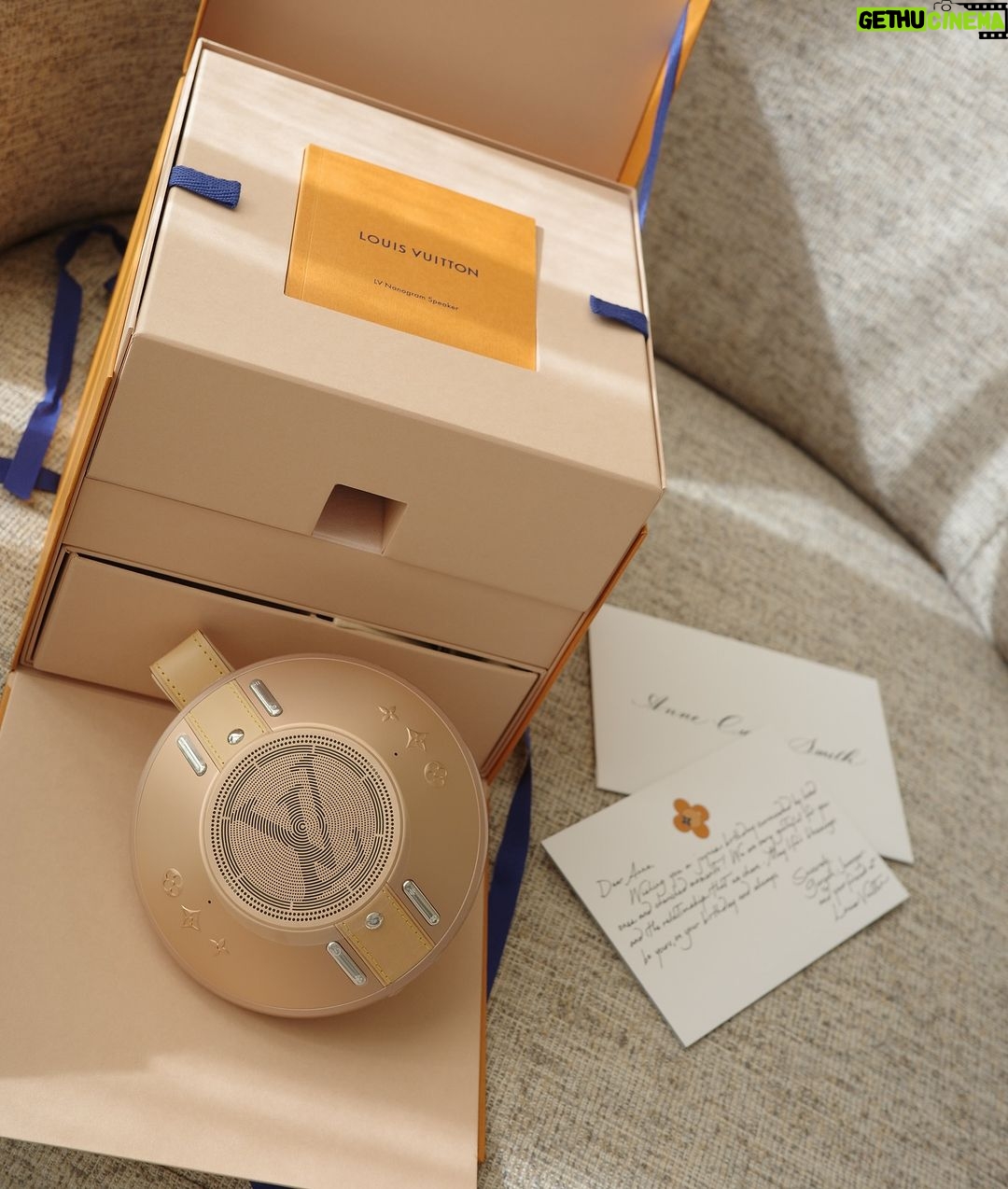 Anne Curtis Instagram - This is so cool!! @louisvuitton fam! Merci! These Nanogram speakers are perfect for rehearsals of my birthday number on showtime tonight! See ya all at 12nn tomorrow! 🥰