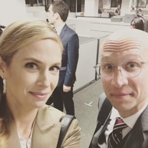 Anne Dudek Instagram - Hampton Deville we have no idea what we're doing here @adamlustick @weismanjake
