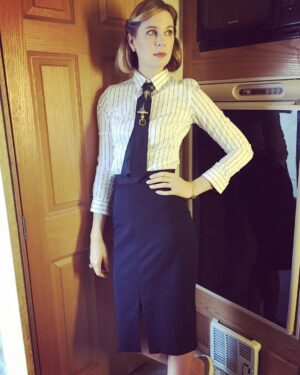 Anne Dudek Instagram - Found this photo of last night's #themagicians outfit... My absolute favorite look for #pearlsunderland