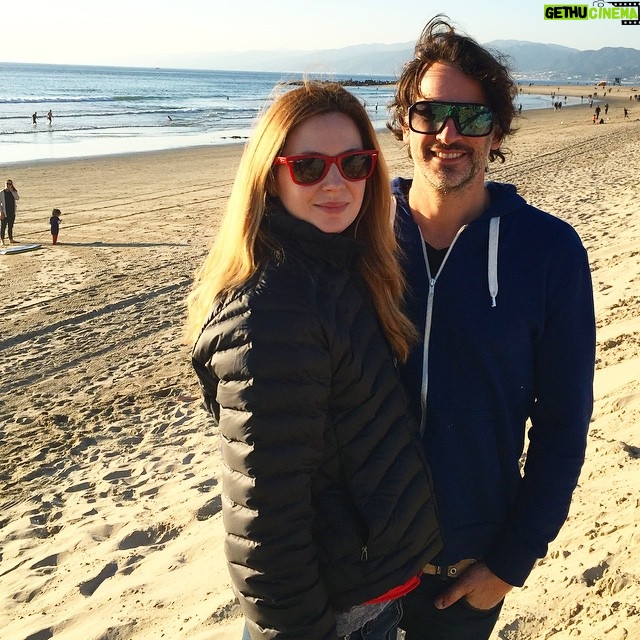 Anne Dudek Instagram - New Year's Day 2015 at the beautiful beach