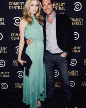 Anne Dudek Instagram - At the @comedycentral emmys party with my fiancé #corporateshow #engaged #2018emmys