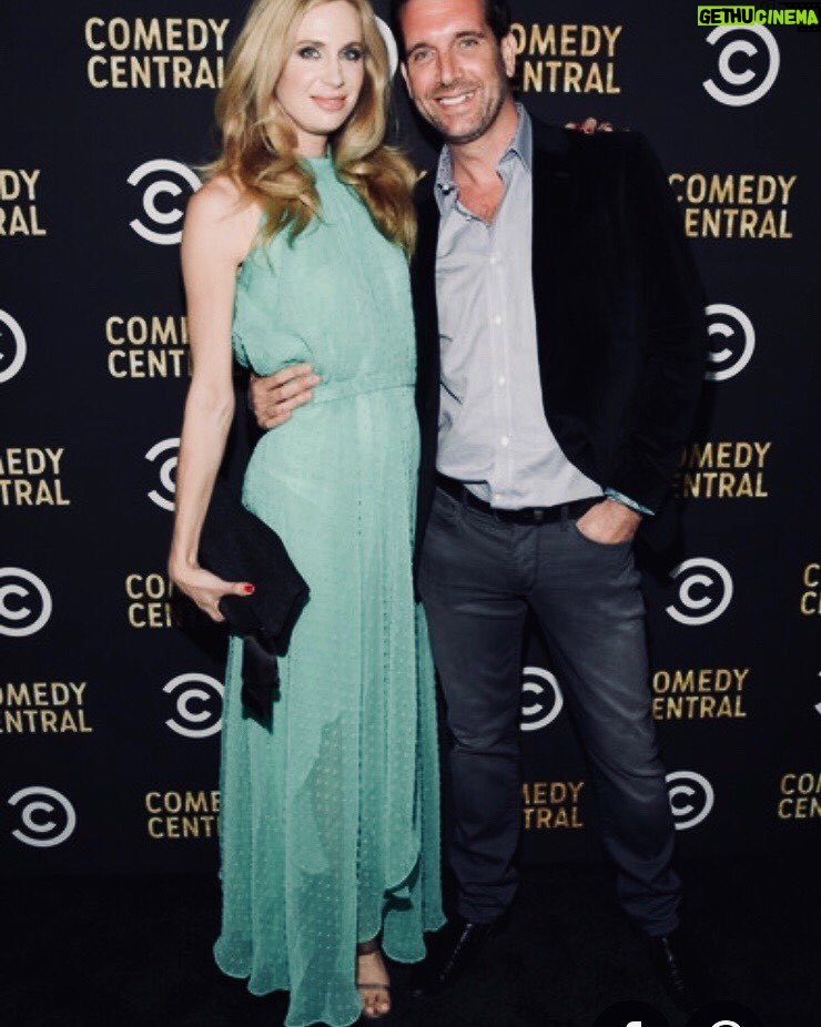 Anne Dudek Instagram - At the @comedycentral emmys party with my fiancé #corporateshow #engaged #2018emmys