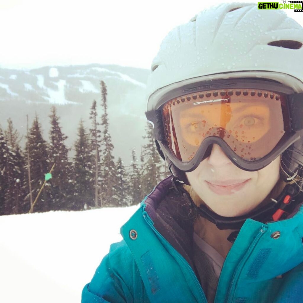Anne Dudek Instagram - I was beyond awkward learning to ski today in Whistler. Whistler, Canada
