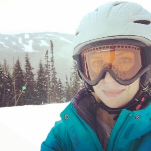 Anne Dudek Instagram - I was beyond awkward learning to ski today in Whistler.