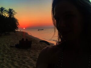 Anne Dudek Instagram - Nicaragua sunset