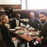Anne Dudek Instagram - Business lunch for #hamptondeville #repost @weismanjake @thereallancereddick