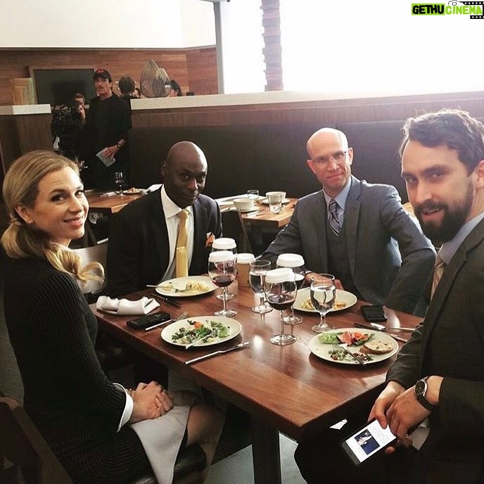 Anne Dudek Instagram - Business lunch for #hamptondeville #repost @weismanjake @thereallancereddick