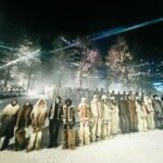 Anne Hathaway Instagram - ✨Thank you @moncler for inviting me to your dazzling, magical, inspiring, immersive show held within a Swiss forest (!) Bravo to the entire team on achieving this extraordinary feat, and an extra thank you for your kindness and generosity✨ #MonclerGrenoble