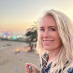 Anne Kukkohovi Instagram - Cali light 🩵🩷🧡💙🧡💚💜 #california #sunset Los Angeles, California