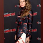 Annet Mahendru Instagram – On the #NYCC carpet for #TheWalkingDead by Stylist @andrewgelwicks Makeup @deannamelluso Hair @bennettgrey Dress @alejandraalonsorojas Jewelry @alisonlou Heels @gianvitorossi 🐎 Madison Square Garden
