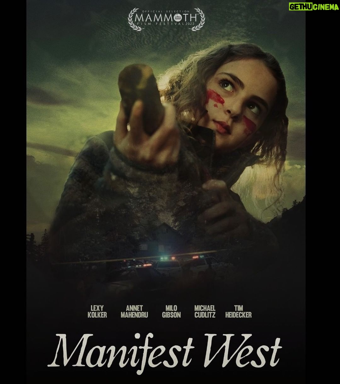 Annet Mahendru Instagram - Happy to say @manifestwestfilm will have it’s world premiere at the @mammothfilmfestival selected as their closing night film.
