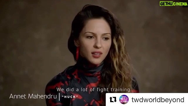 Annet Mahendru Instagram - You ever thought I’d be hunting zombies? @twdworldbeyond APRIL 12 on AMC