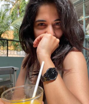 Anshul Chauhan Instagram - Shop your favourite timepieces and jewellery from @danielwellington at a special 15% off. 
Use my code ‘ANSHUL’ to avail 15% off. #danielwellington #Collaboration