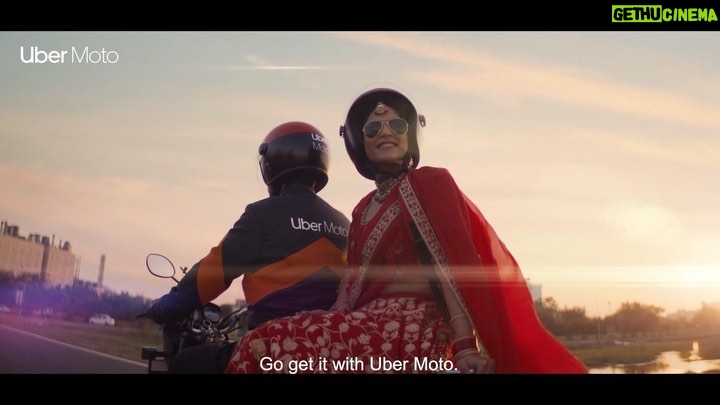 Anshul Chauhan Instagram - For days people had been making stories about this brave woman. I am proud to be a part of a project that celebrates the spirit of many others like her that make their journeys so inspirational. @uber_india ⭐️⭐️⭐️⭐️⭐️ for making me part of this ride. #UberMoto #ChalPado #GoGetIt #Ad Directed by @photogen3 Costume @ayeshakhanna20 HMU @adaasainii @nikhilnteam.hairstylist Managed by @sneha.charless @supersonex @naureen.abdullah @exceedentertainment