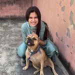 Anshul Chauhan Instagram - But first, cuddles please! 🥰 #jack Faridabad