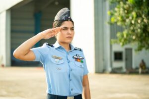 Anshul Chauhan Instagram - A journey that was a dream come true. Taking back home so many memories from the sets of #Tejas. 

Introducing Squadron leader Aafia Ali, signing off! 

@sarveshmewara @kanganaranaut @ronnie.screwvala @nonabains @rsvpmovies