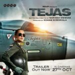 Anshul Chauhan Instagram – Ab aasman se dushman pe waar hoga, ab jung ka elaan hoga! 

Ye woh Bharat hai, jisko chhedoge toh woh chhodega nahi! 🇮🇳

#TejasTrailer out now. 

#Tejas In cinemas on 27th Oct. 

#BharatKoChhedogeTohChhodengeNahi
#IndianAirForceDay
#TejasOnIAFday 

To the fearless warriors of the skies, a very Happy Indian Air Force Day! 🚀👨‍✈️
@indianairforce

@kanganaranaut @sarveshmewara @rsvpmovies @ronnie.screwvala @varun.mitra @ashishvidyarthi1 @nair.vishak @shashwatology @rangoli_r_chandel @zainabburmawalla @pashanjal @nonabains @zeemusiccompany