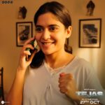 Anshul Chauhan Instagram – Meet Aafia, she is determined, strong-willed, and patriotic! 🇮🇳✨

Watch #TejasTrailer now. 

#BharatKoChhedogeTohChhodengeNahi
#Tejas in cinemas on 27th October.

@kanganaranaut @sarveshmewara @rsvpmovies @ronnie.screwvala @varun.mitra @ashishvidyarthi1 @nair.vishak @arijitsingh @shashwatology @kumaarofficial @rangoli_r_chandel @zainabburmawalla @pashanjal @nonabains @zeemusiccompany