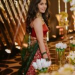 Anshul Chauhan Instagram - Hey there 💛💚 💎: @shriharidiagems.anirudh MUA: @nitutamang143
