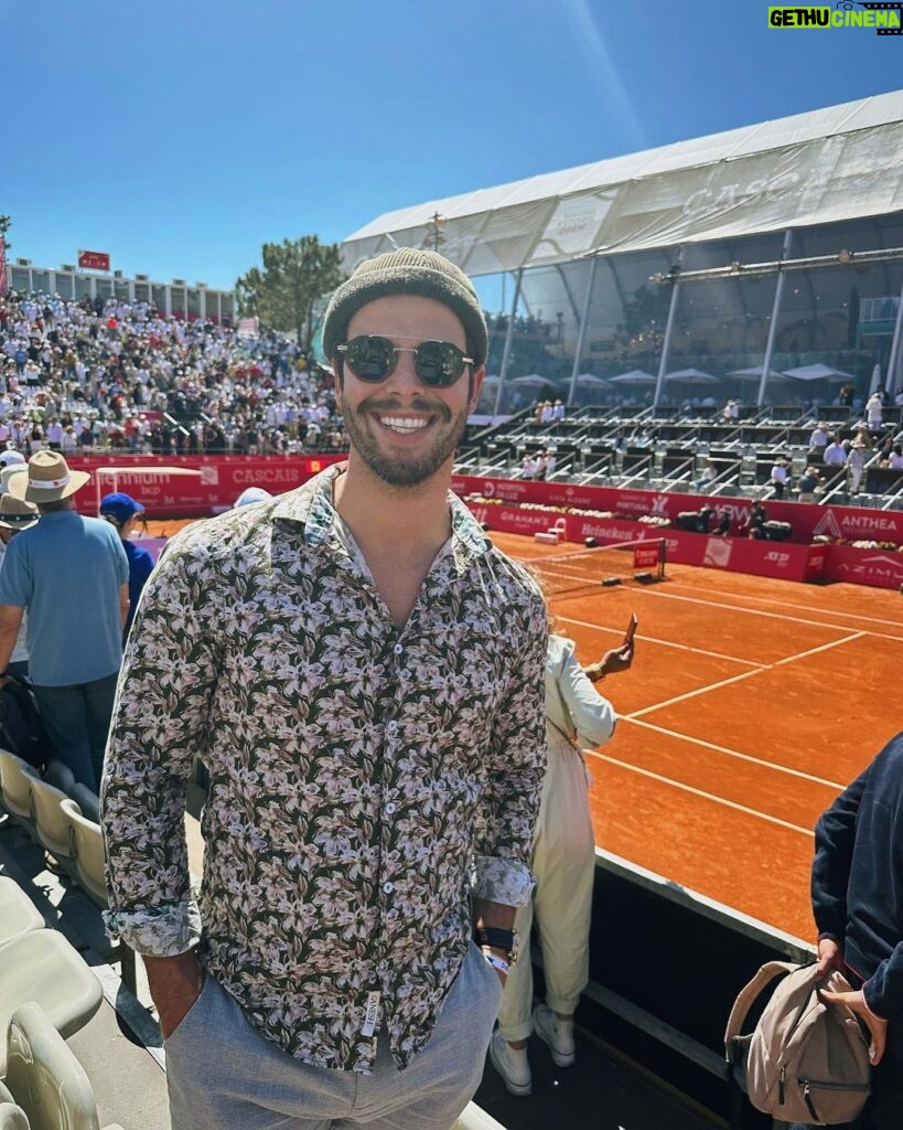António Camelier Instagram - Having a good time at Estoril Open ✌ #tennis #estorilopen Millennium Estoril Open