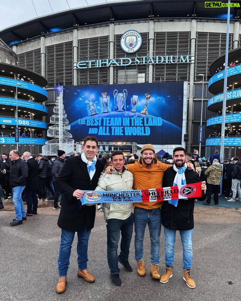 António Camelier Instagram - MATCHDAY 🩵🤍 #mancity #sheffield Manchester City, Etihad Stadium