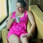 Antara Biswas Instagram - I Like My Tea Black… And My Mornings Bright ☀️…. #goodmorning #world #sunday #mornings #positivevibes 📷: @deepakpathak663 Outfit: @victoriassecretindia