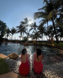 Antara Biswas Instagram - Bikini Clad And Ready For Summer…, 👯‍♀️ #poolbaby #me #bestie #hadagreattime JW Marriott Mumbai Juhu