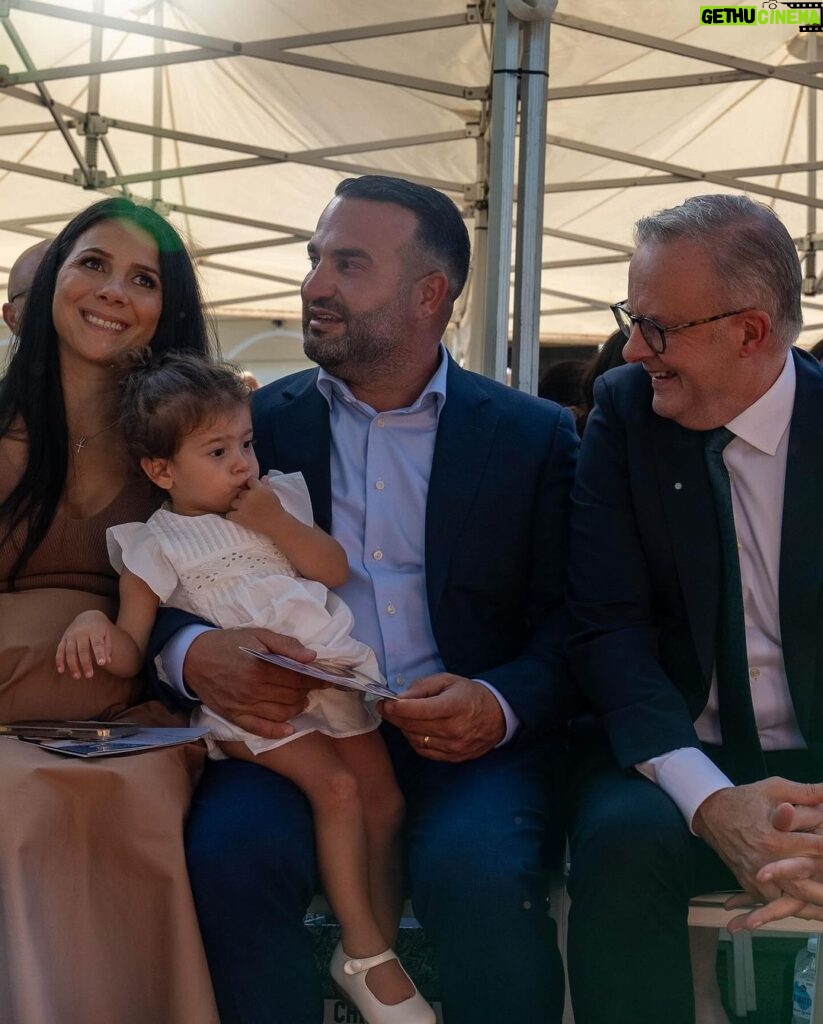 Anthony Albanese Instagram - Four years ago a terrible tragedy took the lives of young Antony, Angelina, Sienna Abdallah and Veronique Sakr. Today I was honoured to participate in a beautiful ceremony to open the Abdallah and Sakr Memorial Garden. A powerful way to honour their memory, and remind us of how the love of two incredible families triumphed over incredible grief. — With @i_4give Oatlands, New South Wales