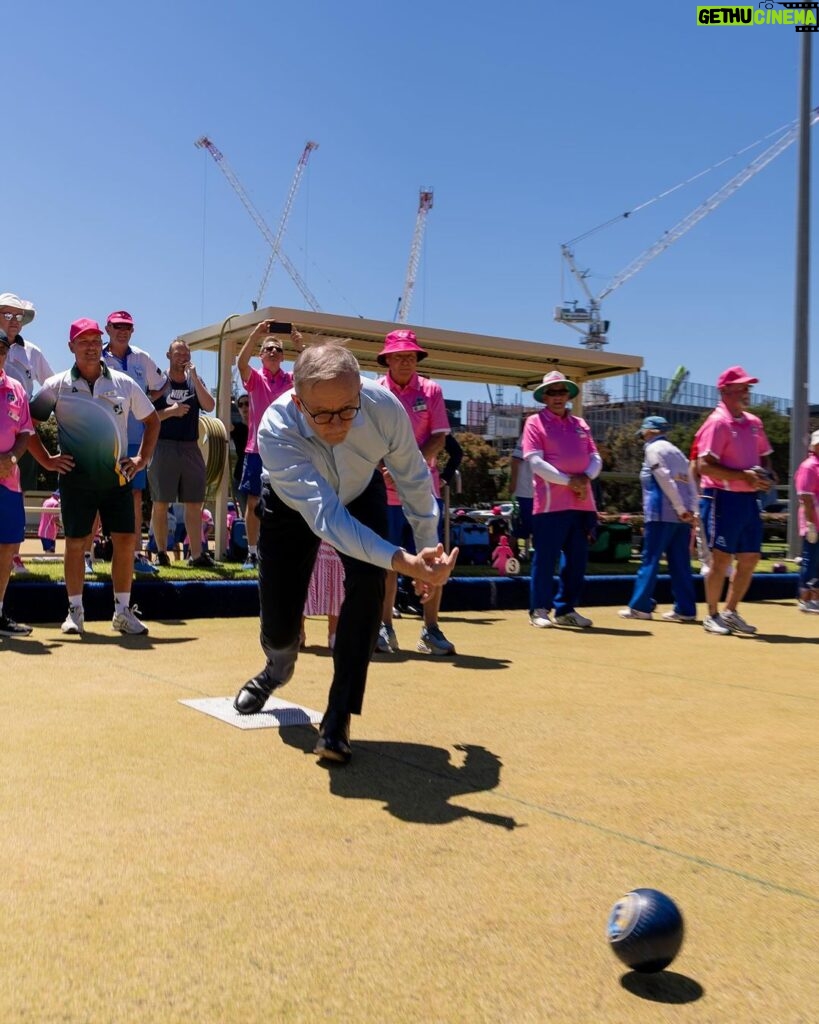 Anthony Albanese Instagram - Bowling for a great cause. The Peta Murphy Pink Pennant Bowls Day was held at Frankston Bowling Club today. An incredible day in the name of an incredible person.