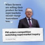 Anthony Albanese Instagram - Australians deserve a fair price at the checkout.