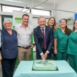 Anthony Albanese Instagram - Can't think of a better way to celebrate Medicare's 40th birthday than at one of our new Medicare Urgent Care Clinics. This clinic on the NSW Central Coast is already helping thousands of locals see a doctor for free. We’ve already rolled out 58 of these clinics across the country. Labor created Medicare 40 years ago today, and we’re working to strengthen it. Because we believe getting health care should rely on your Medicare card, not your credit card. — With: @reid4robertson and @emmamcbridemp Umina Beach, New South Wales
