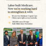 Anthony Albanese Instagram - Medicare is part of what it means to be Australian. While Labor built it, the Liberals fought against it every step of the way. And as Health Minister, Peter Dutton tried to introduce a tax on seeing your GP. We believe getting health care should depend on your Medicare card, not your credit card. That’s why we’re working hard to protect and strengthen Medicare for all Australians.