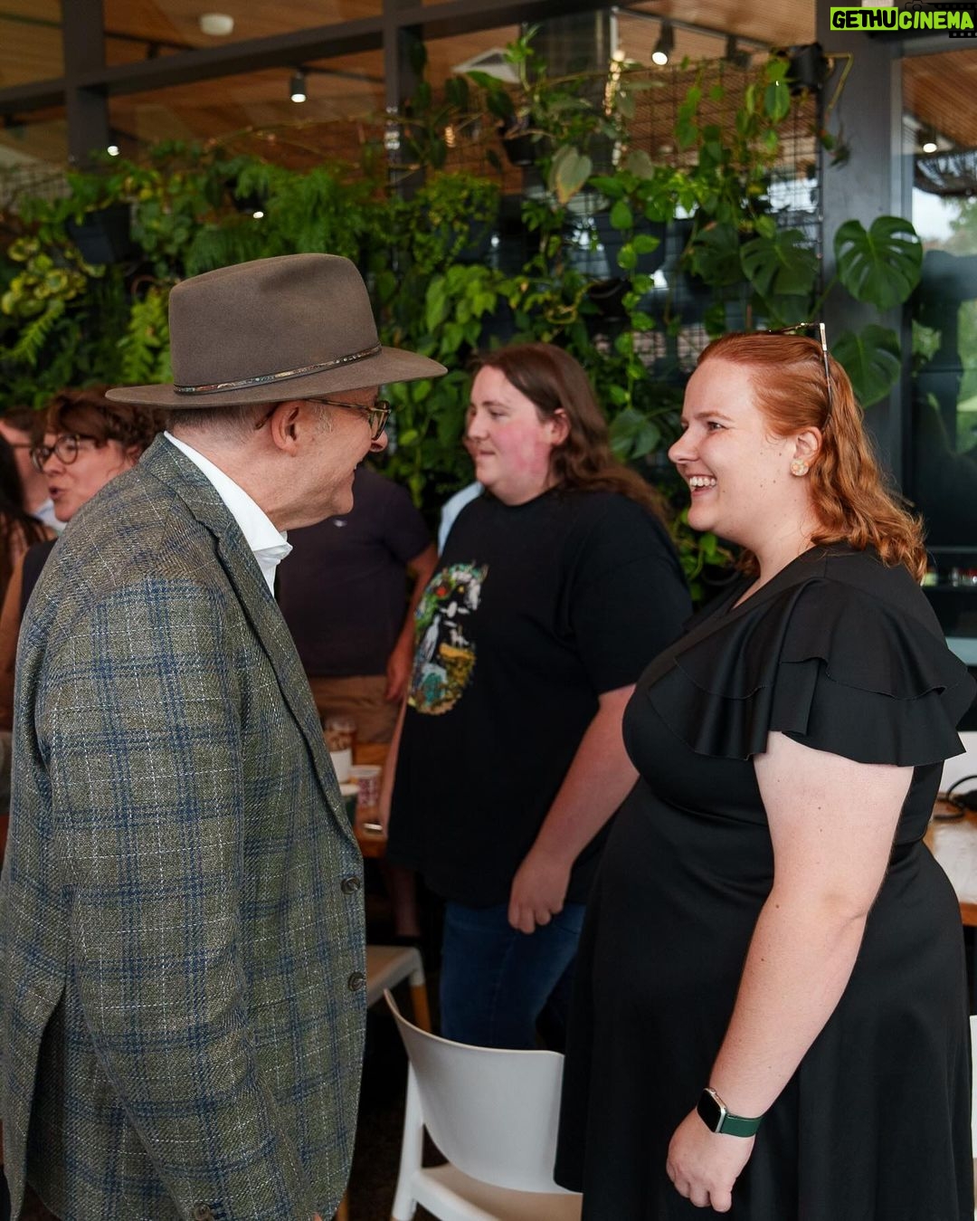 Anthony Albanese Instagram - Chatting with wonderful locals over a coffee at @groundstonecafe in Orange, NSW. Orange, New South Wales