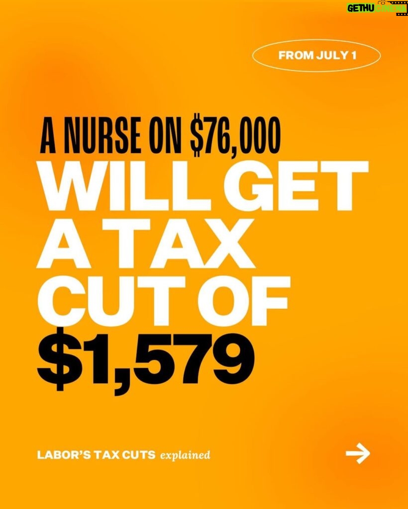 Anthony Albanese Instagram - Everyone who works and pays tax will benefit. National Press Club of Australia