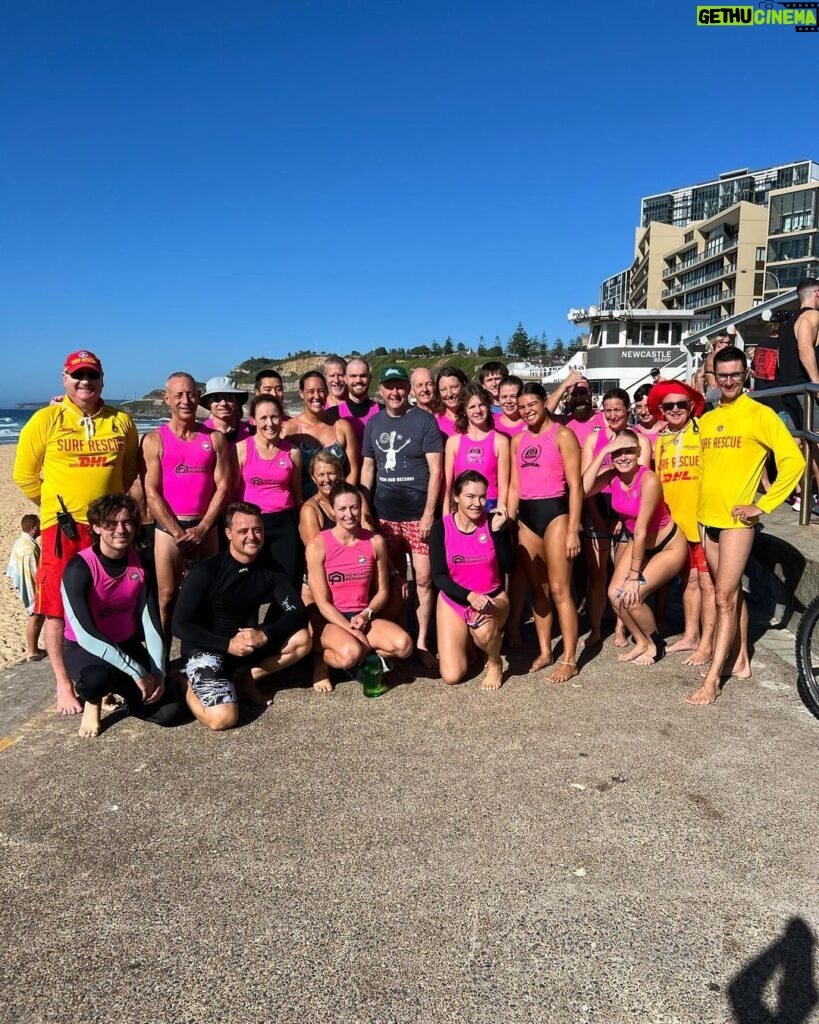 Anthony Albanese Instagram - This Bronze Medallion Squad are training to swap their pink shirts for the iconic yellow and red. Once they graduate from @newcastle_surf_lifesaving_club, they’ll be keeping Australians safe at the beach. Good luck everyone. What an incredible way to serve your community. Newcastle City Beach