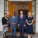 Anthony Albanese Instagram - A pleasure to host you again in Australia, Prime Minister Marape and Madame Marape. 🇦🇺🇵🇬 Parliament House, Canberra