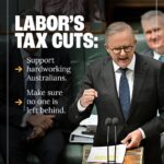 Anthony Albanese Instagram - We know Australians are under pressure and we’re determined to do something about it. That’s why we’re giving a tax cut to every Australian taxpayer from July 1. Parliament House, Canberra