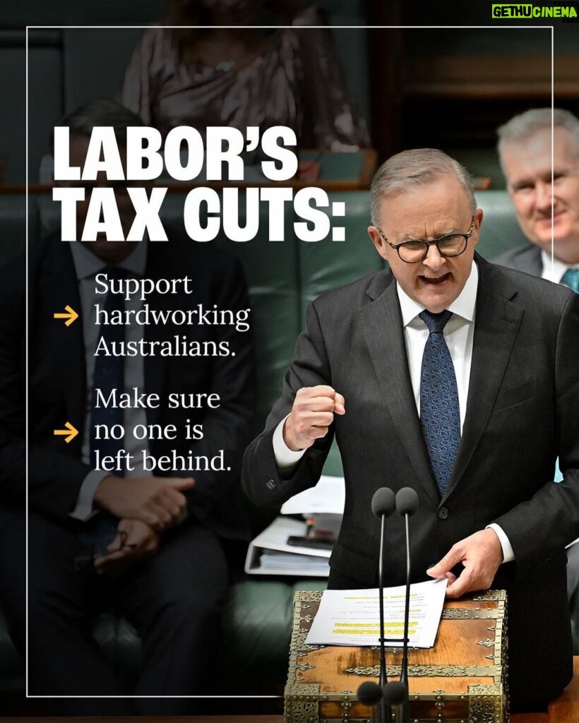 Anthony Albanese Instagram - We know Australians are under pressure and we’re determined to do something about it. That’s why we’re giving a tax cut to every Australian taxpayer from July 1. Parliament House, Canberra
