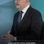 Anthony Albanese Instagram - A tax cut for every Australian taxpayer. The right decision. At the right time. Made for all the right reasons.