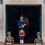 Anthony Albanese Instagram - Each year before Parliament returns, we gather in this solemn place to pay our respects. Peace is not a given. For many across the world right now, it is tragically elusive. We gather to remember all who served in our name — and all who serve now. Lest We Forget.