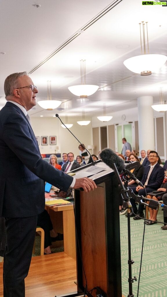 Anthony Albanese Instagram - We’re back in Parliament to deliver a tax cut for every Australian taxpayer. Parliament House, Canberra