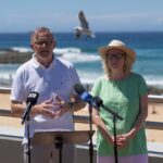 Anthony Albanese Instagram - Always great to be in Newcastle 🏄‍♂️ Newcastle, New South Wales